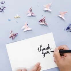 Card Chrystanthemum Butterflies