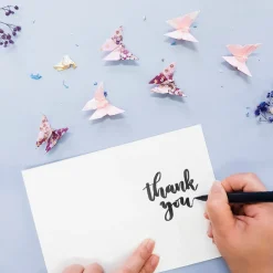 Card Twin Crane Garden Purple