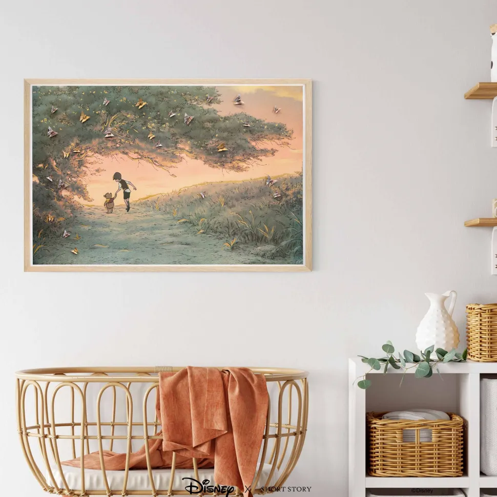 Disney Deluxe Natural Frame Winnie the Pooh