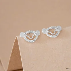 Disney Earring Diamante Simba Face Stencil