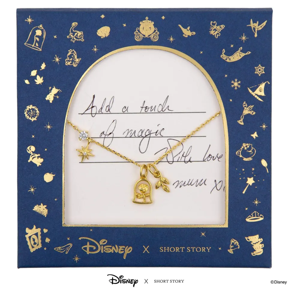 Disney Necklace Beauty and the Beast