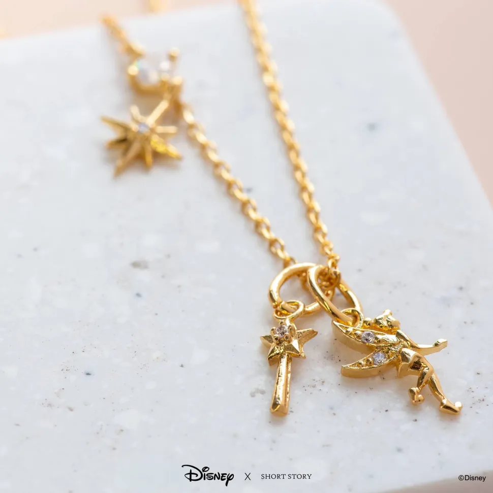 Disney Necklace Charm Diamante Wand