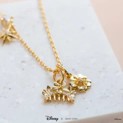 Disney Necklace Charm Diamante Blossom