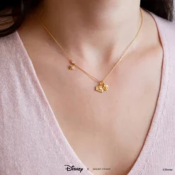 Disney Necklace Charm Diamante Blossom