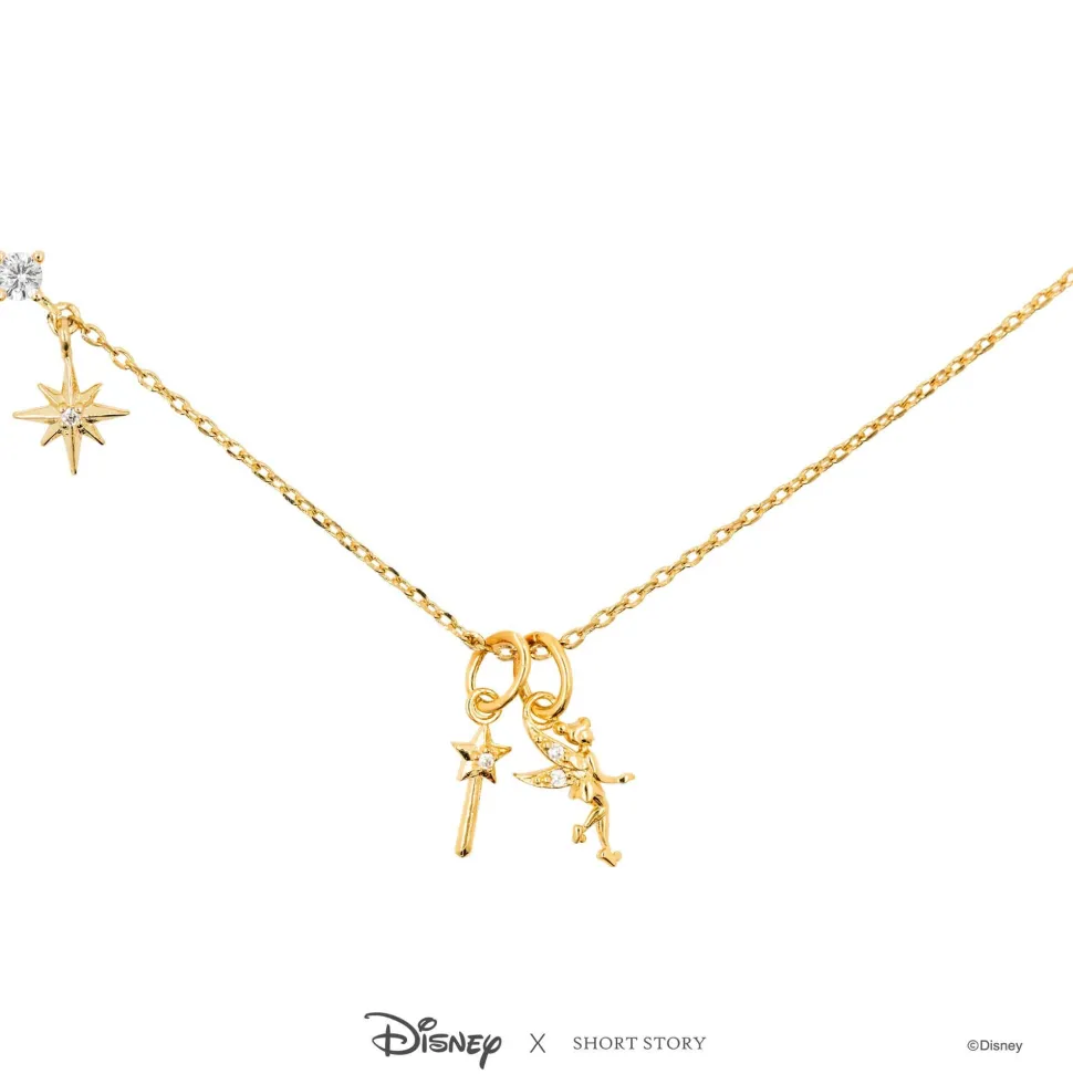 Disney Necklace Charm Diamante Wand