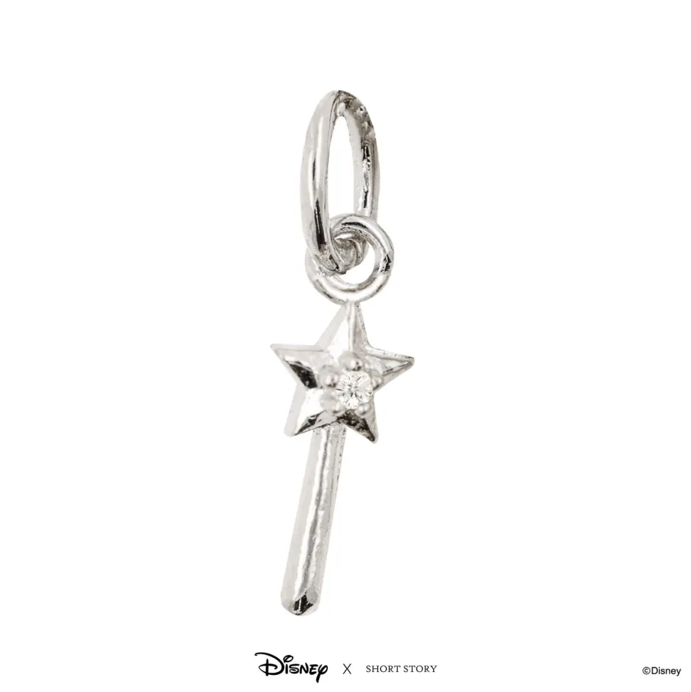 Disney Necklace Charm Diamante Wand