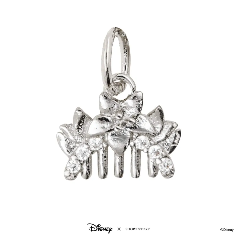 Disney Necklace Charm Diamante Mulan Hair Comb