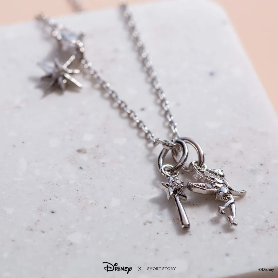Disney Necklace Charm Diamante Wand