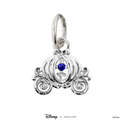Disney Necklace Charm Diamante Pumpkin Carriage