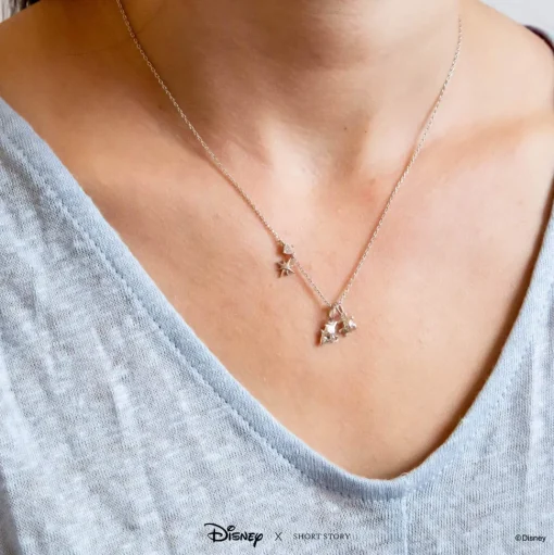 Disney Necklace Charm Diamante Manta Ray