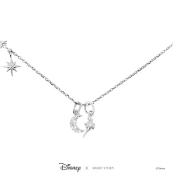 Disney Necklace Charm Diamante Moon