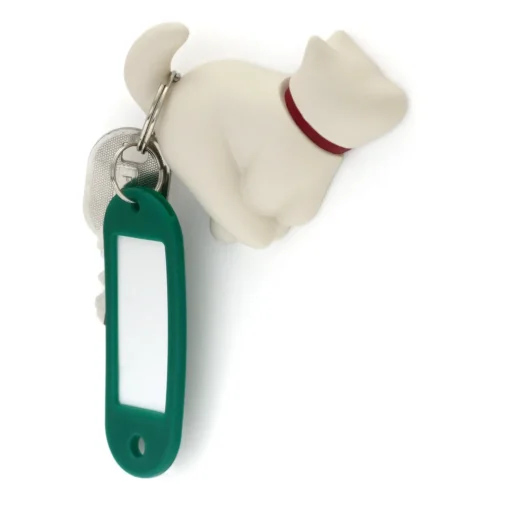 Dog Magnet Playful White