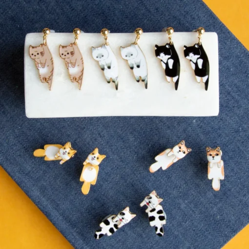 Drop Earring Dog Frenchie *