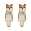 Drop Earring Dog Shiba *