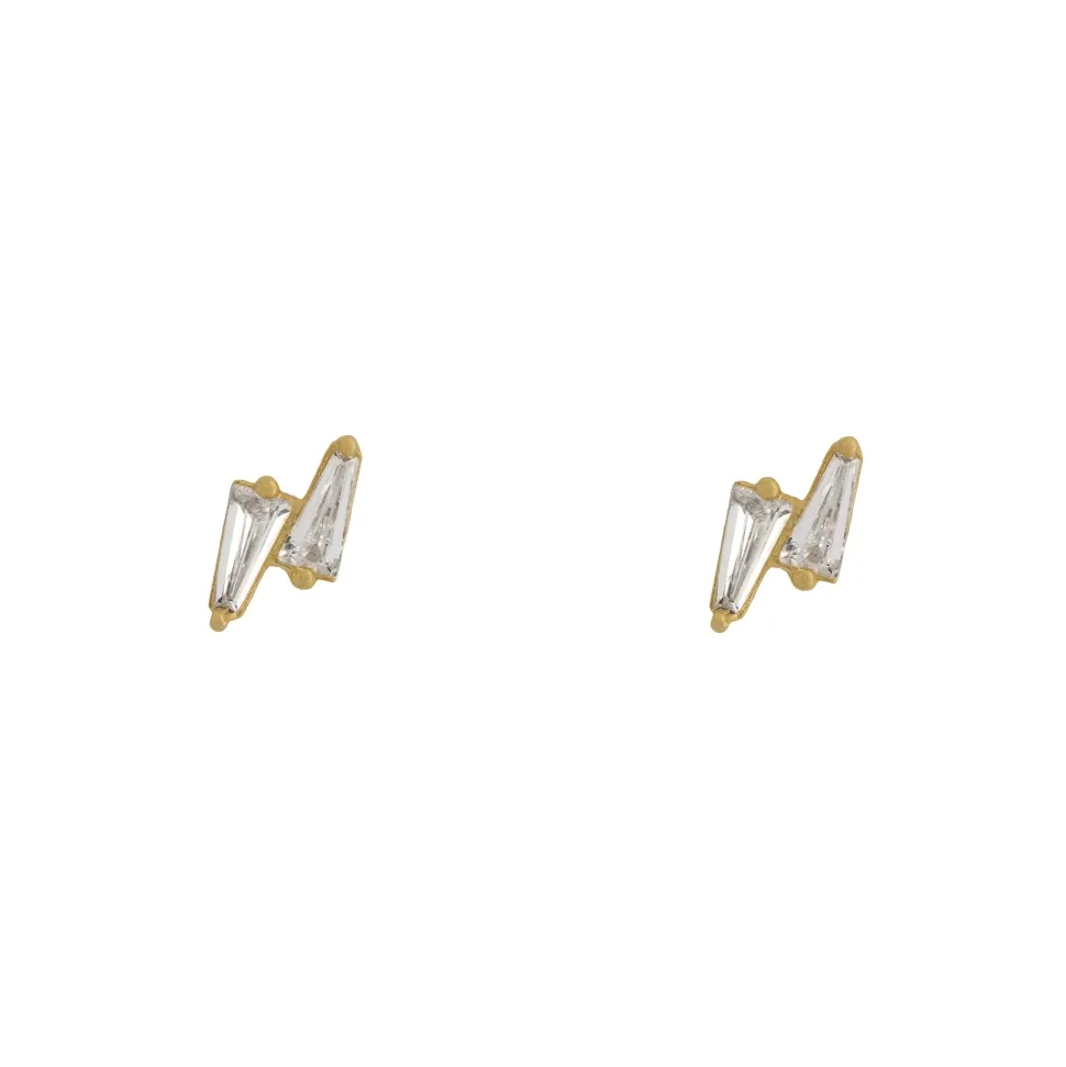 Earring Diamante Bolt
