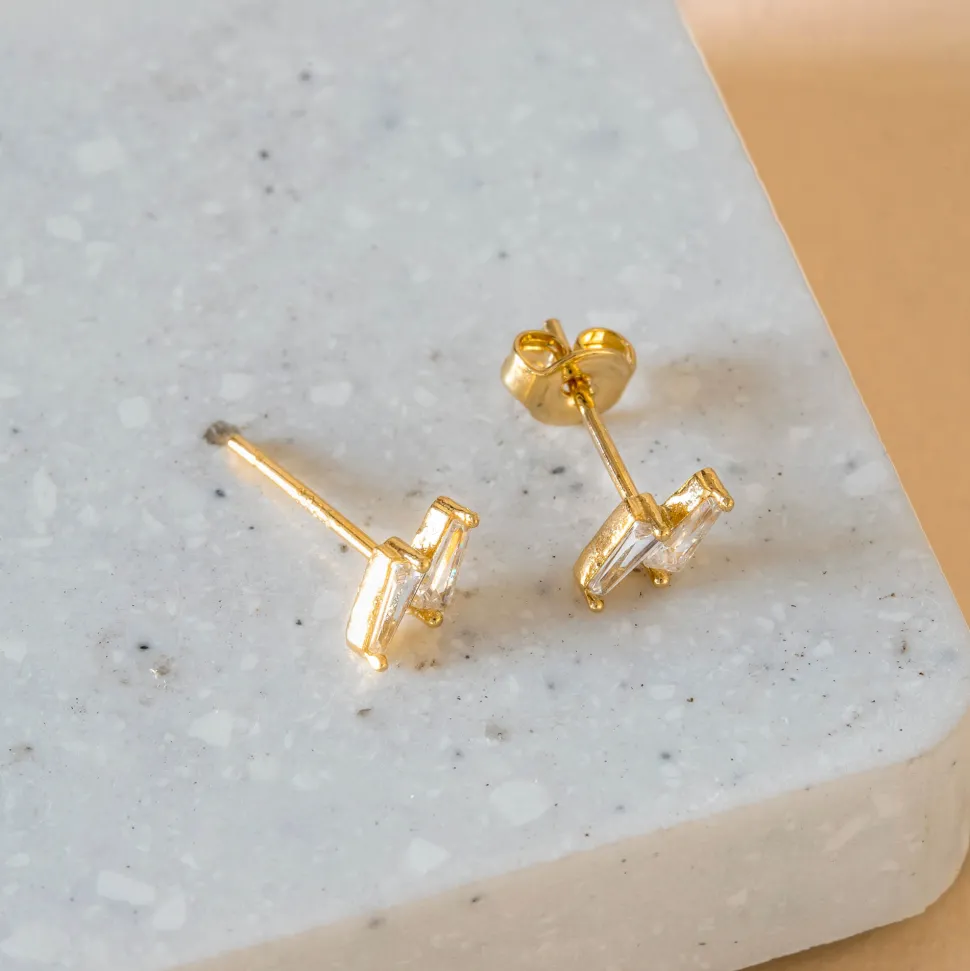 Earring Diamante Bolt