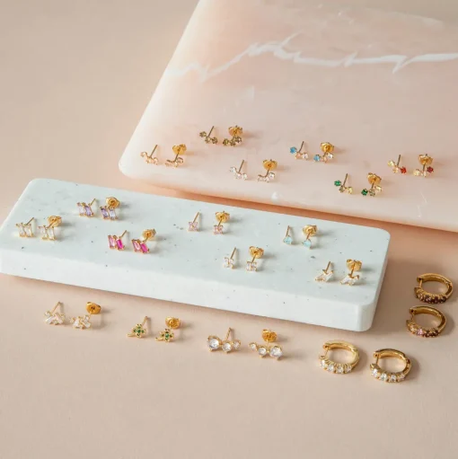 Earring Diamante Flutter