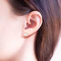 Earring Epoxy Polar Bear