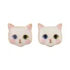 Earring Kitten Snow