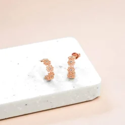 Hoop Earring Diamante Daisy