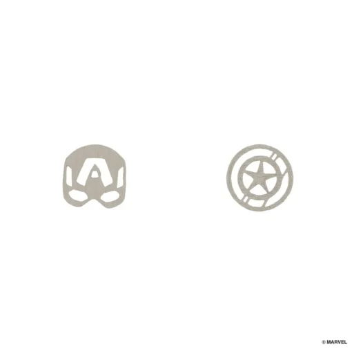 Marvel Earring Captain America & Vibranium Shield