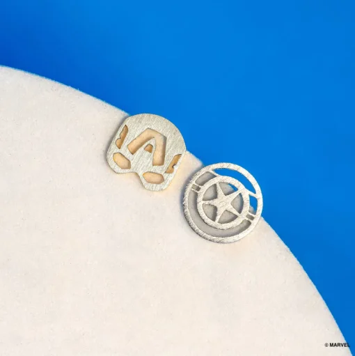Marvel Earring Captain America & Vibranium Shield