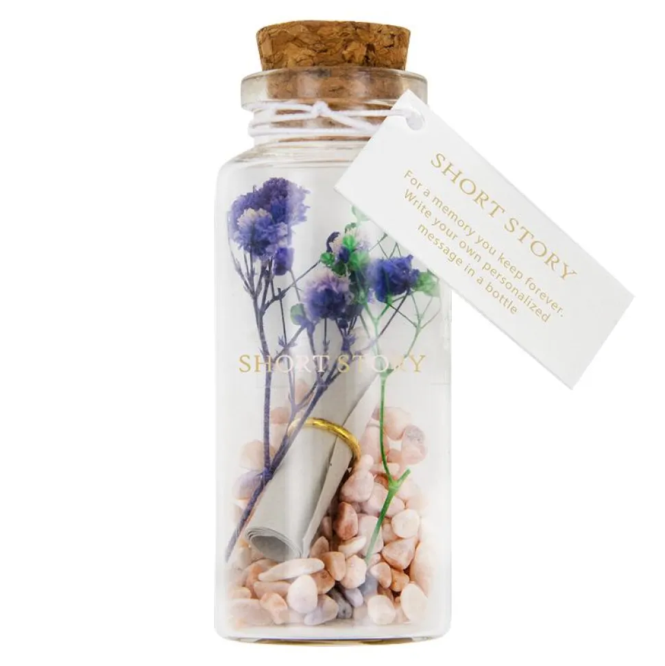 Message in a Bottle Rose Blue