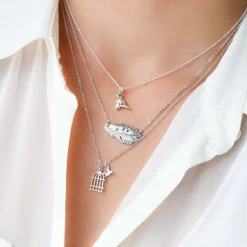 Necklace Bird and Cage