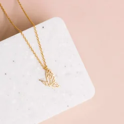 Necklace Butterfly Stencil