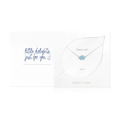 Necklace Diamante Cloud Blue *