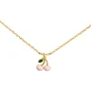 Necklace Epoxy Cherry Pink