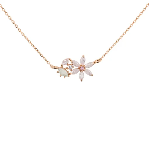 Necklace Flower and Leaves