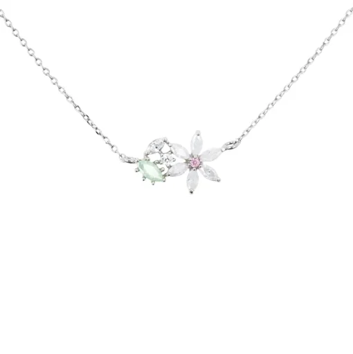 Necklace Flower and Leaves