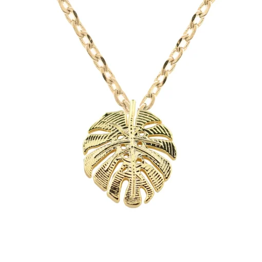 Necklace Monstera Leaf