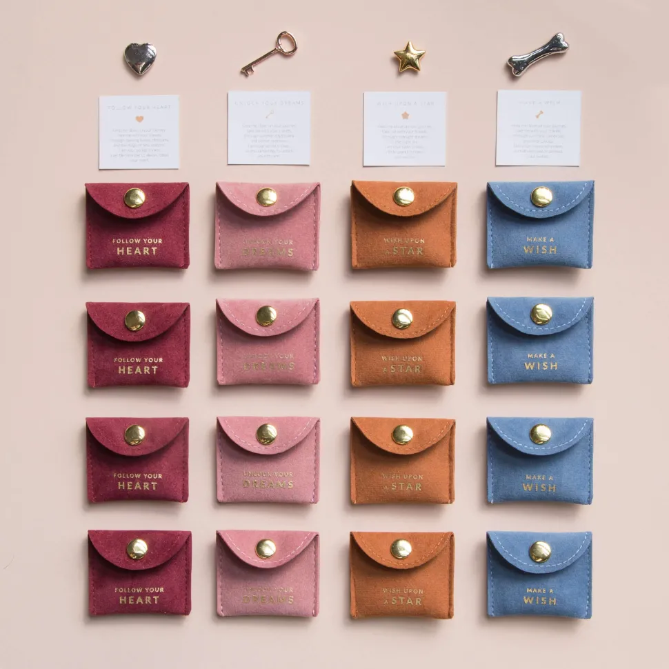 Trinket Wish Bone Blue